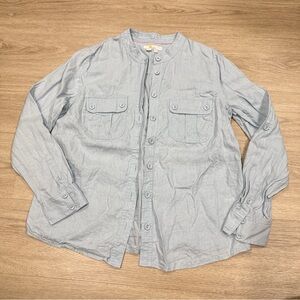 Boden Light blue Casual button up shirt Jacket 10R